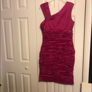 Calvin Kline cocktail dress burgundy